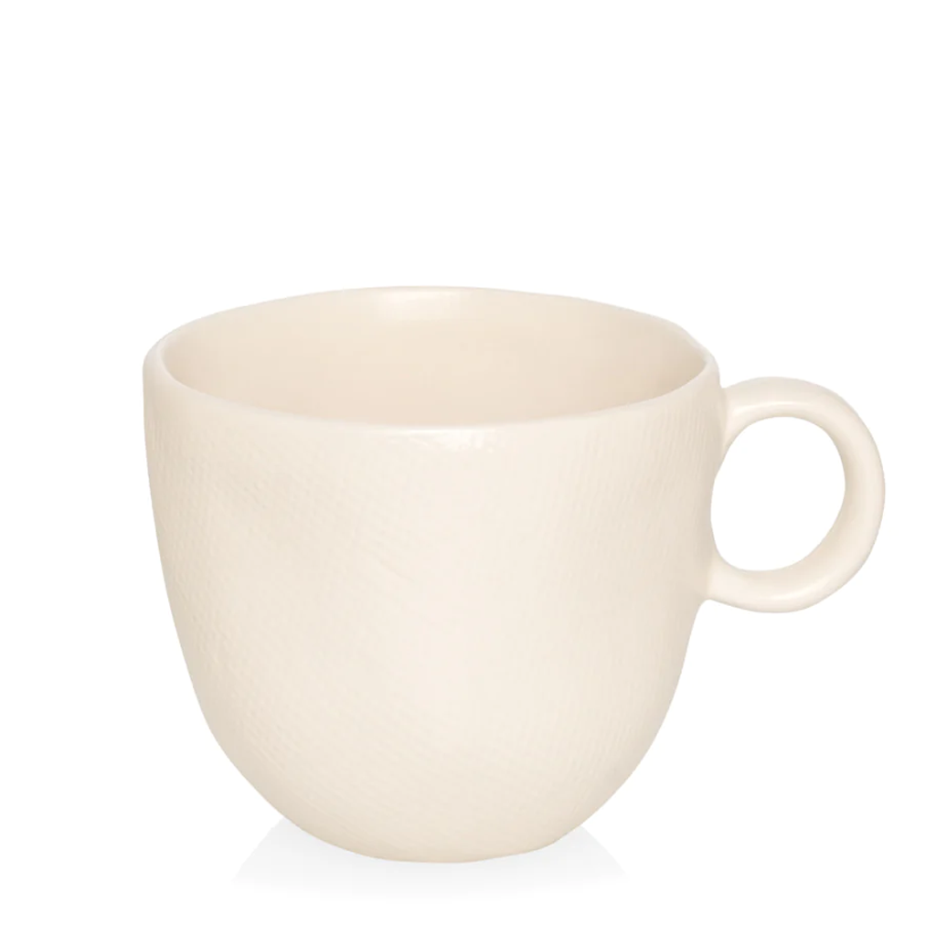 French Vanilla Off-White Stoneware Mug