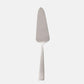 Gio Ponti Satin Silverplate Cake Server, 10.5" L, brushed finish, single piece design.