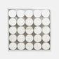 Set of 25 white unscented tealights in clear plastic cups, packaged in a clear box.