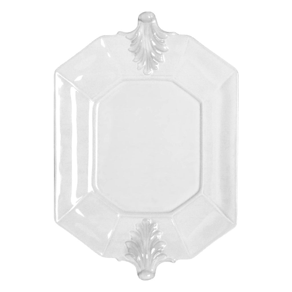 Fleur de Lys Ceramic Serving Platter - Hudson Grace