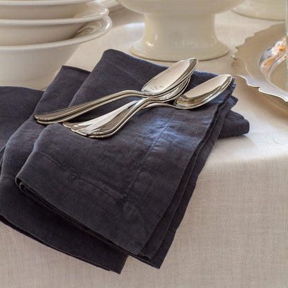 gray linen napkin 