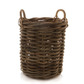 Woven birch wood basket