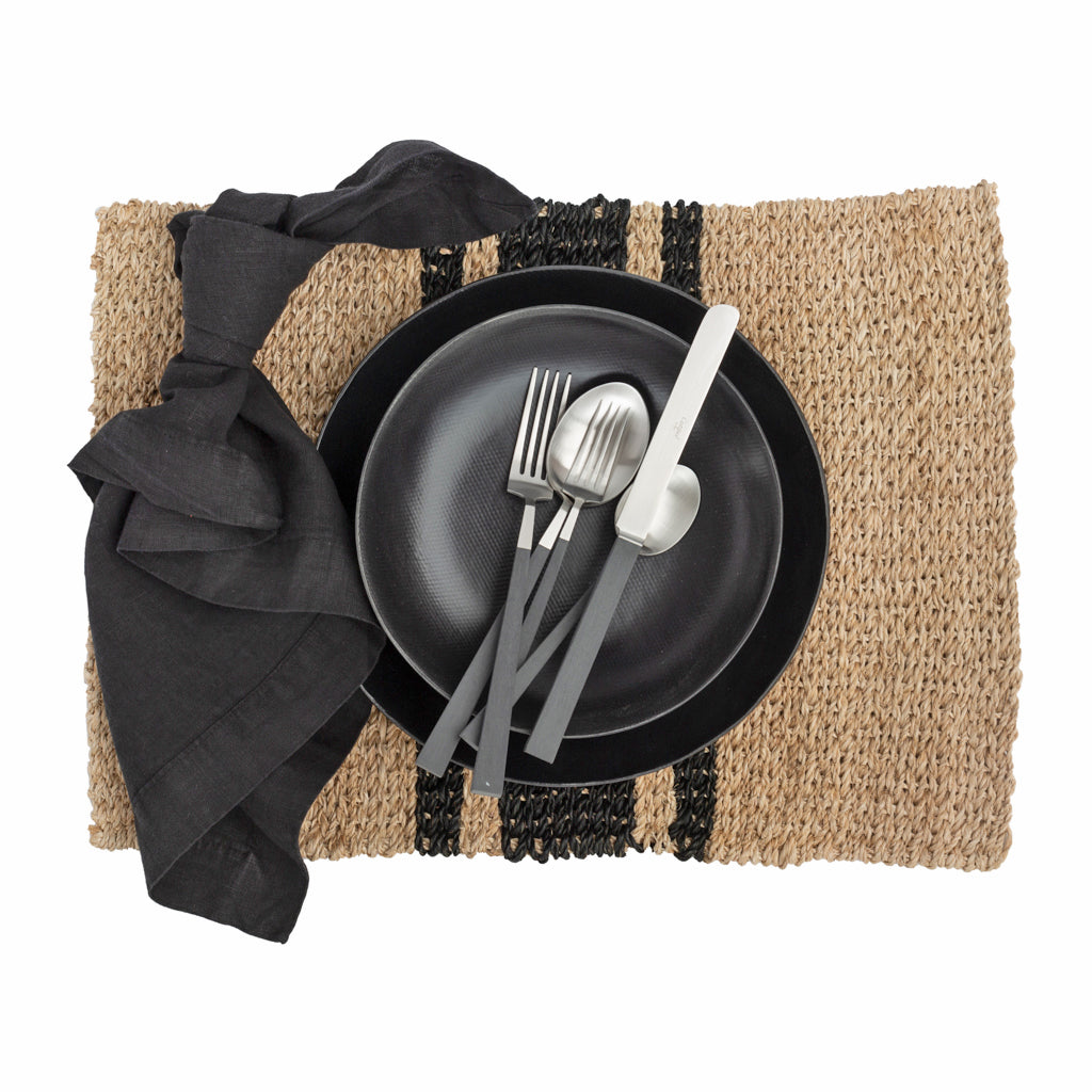 graphite dinnerware collection place setting 