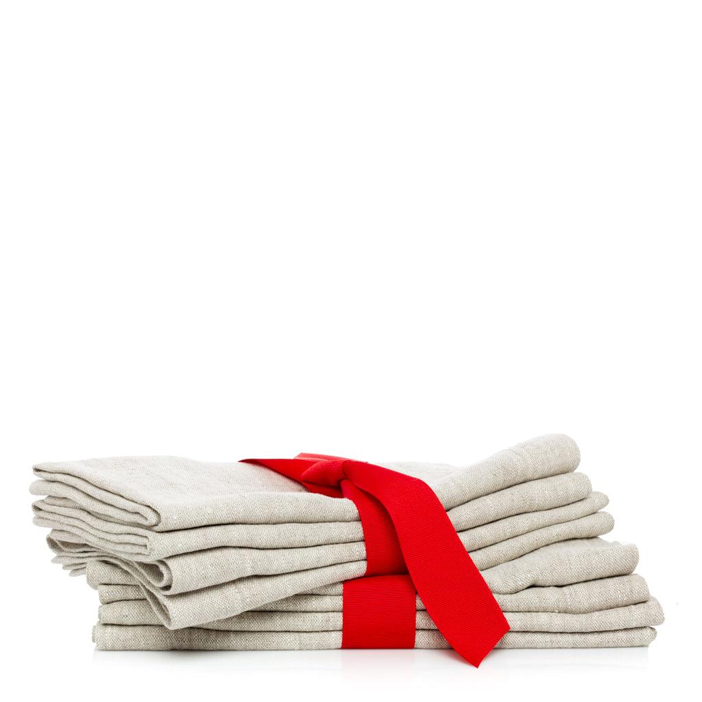 Hudson Grace Flax Linen Napkins - Thumbnail 2