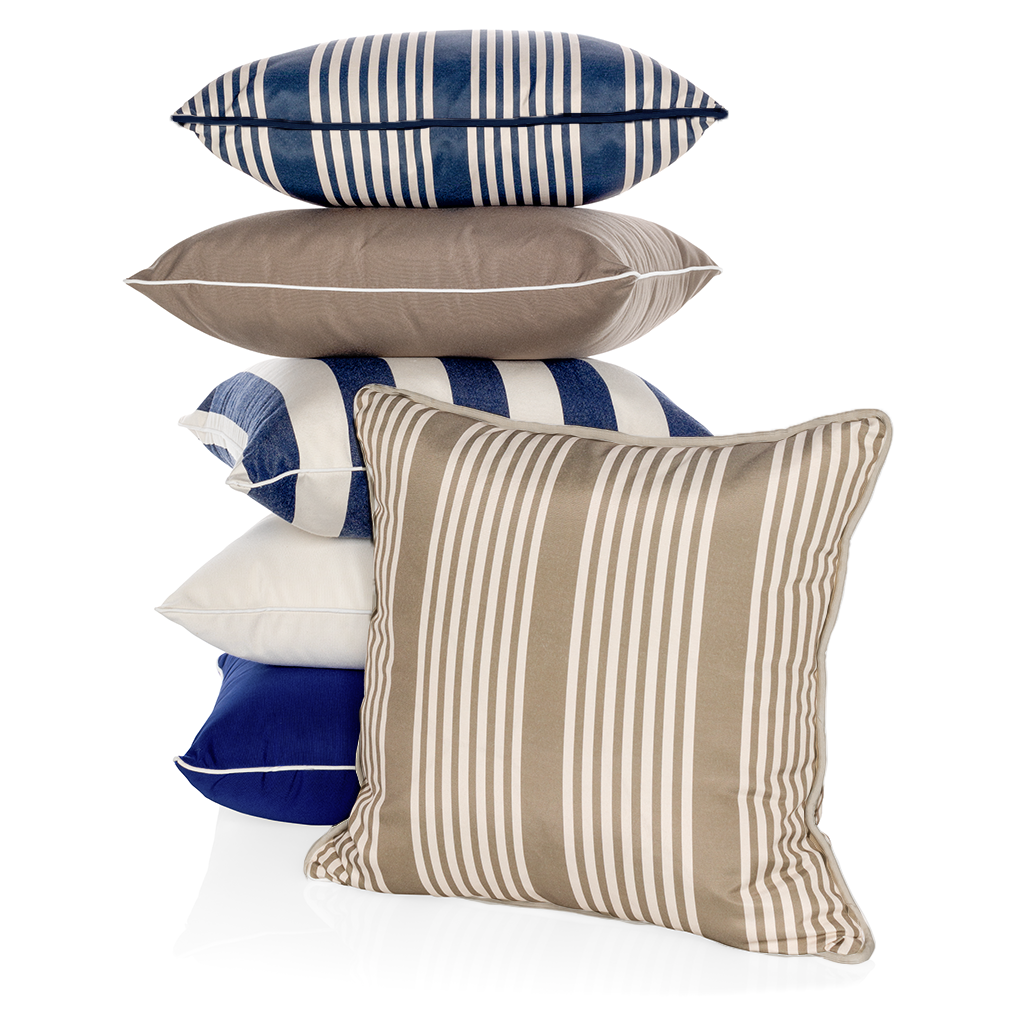 Newport Navy 22 Outdoor Pillow with Teflon Extreme Hudson Grace