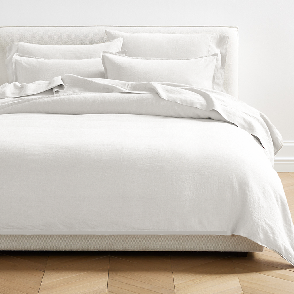 White Washed-Linen Bedding full bed set 